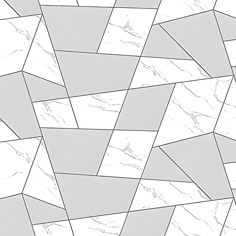 Forgylt Geometrisk Stue Bakgrunn Veggdekorasjon PET Transfer Film