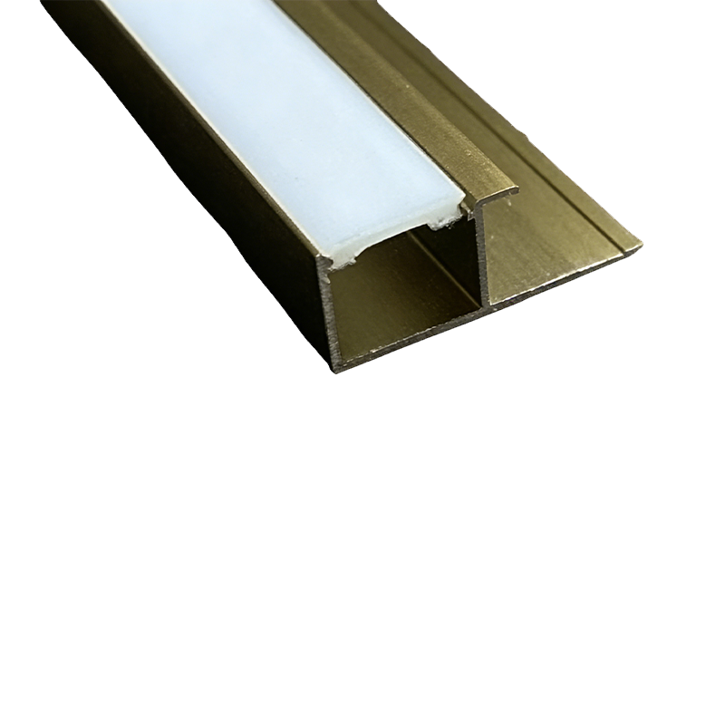 X8 sømløse innfelt LED-aluminiumslinjer for moderne interiørsnekkerarbeid